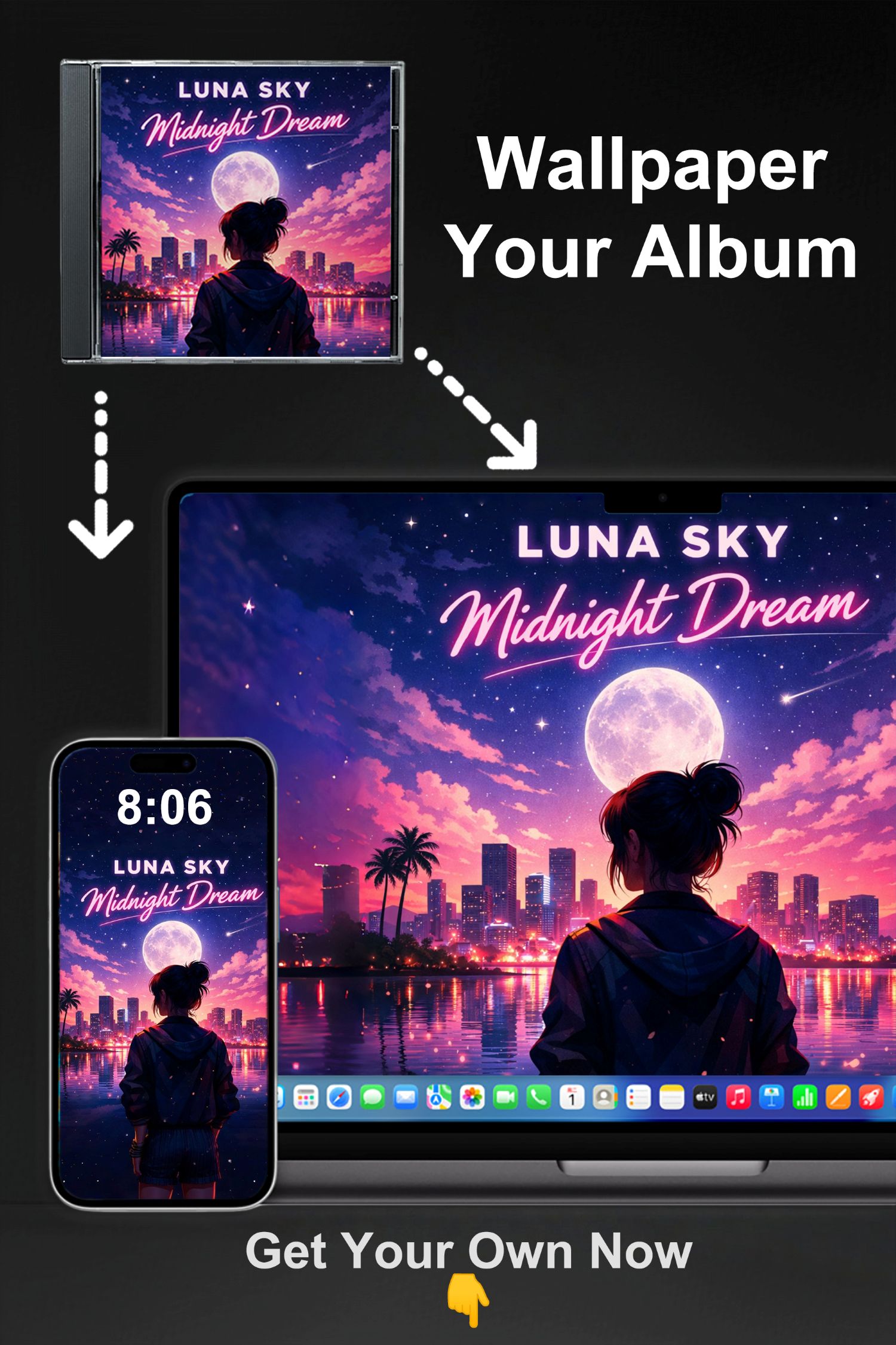 wallpaper your album